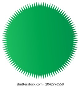 Starburst, sunburst shape. Abstract glitter, glimmer, flash shape, element. Radial, radiating clip-art