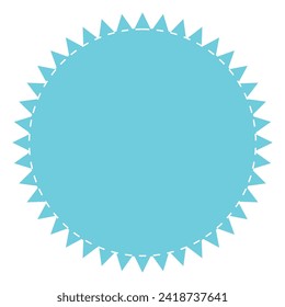 Starburst, sunburst shape. Flat price tag, price flash icon. Vector illustration. EPS file `114.