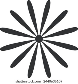Starburst  sunburst vector icon illustration