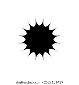 Starburst, sunburst vector price tag, label. Empty, blank price flash for promotion, marketing, sales concept.