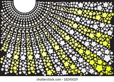 starburst vector background