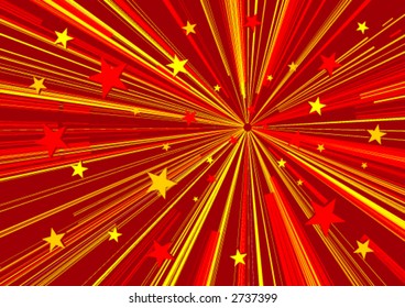 Starburst. Vector Background