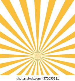 Starburst vector. Shiny sun rays, retro flat sunburst, yellow colored line stylish. Eps10 illustration.
