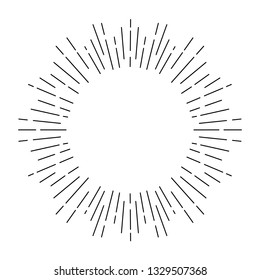 starburst vector with white background. starburst doodle