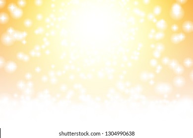 Stardust on the milky way galaxy. Falling stars effect. Vector illustration