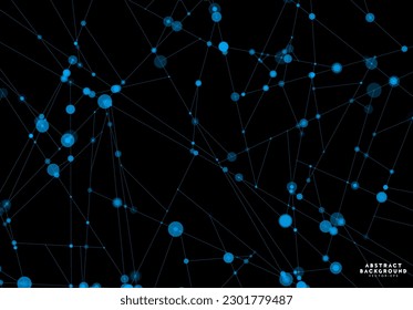 fondo de tema de la ciencia de la tecnología de la astrología del espacio de partículas de estrella para la plantilla del sitio web de publicidad plantilla, portada de datos de diseño de etiquetas de portada para vectores.