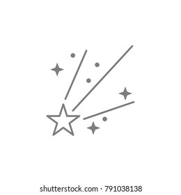 starfall icon. Web element. Premium quality graphic design. Signs symbols collection, simple icon for websites, web design, mobile app, info graphics on white background
