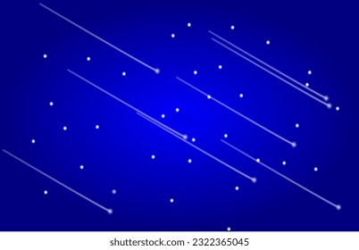 Sternschlag auf den Himmel der Nacht 