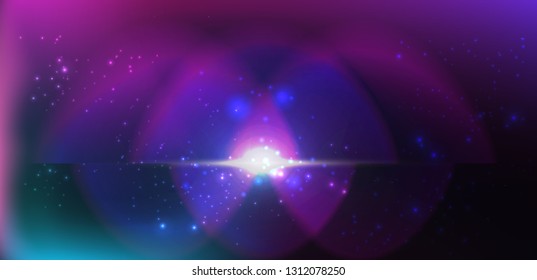 Starfield, Abstract space background with nebula and stardust.