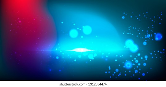 Starfield, Abstract space background with nebula and stardust.