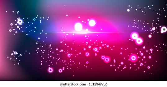 Starfield, Abstract space background with nebula and stardust.