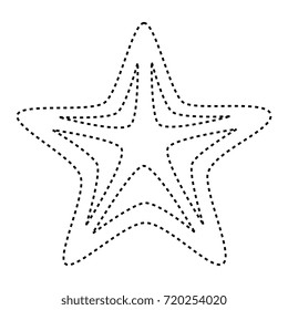 starfish animal isolated icon