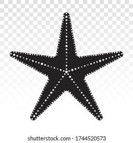 Starfish / animals sea star fish marine life flat icon for apps and websites