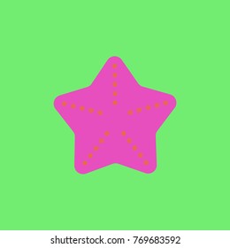 starfish clear vector illustration