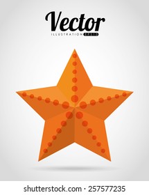 starfish design, vector illustration eps10 graphic 