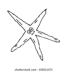 Starfish doodle