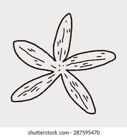 Starfish doodle