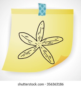 Starfish doodle