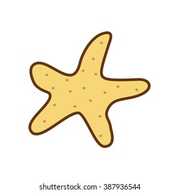 Starfish Doodle Icon