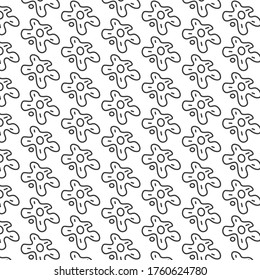 Starfish doodle pattern. Sea ocean vector seamless pattern wallpaper background. Ready to use for website, mobile app and your project. EPS10
