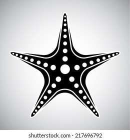starfish graphic design , vector illustration