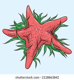 Starfish Hand Drawing Sketch Vector Illustration Starfish Hand Drawing Sketch Vector Illustration