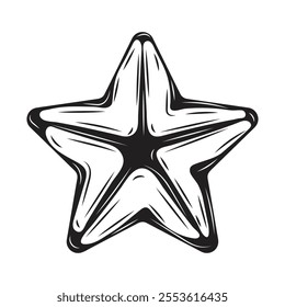 Starfish Hand Drawn Illustration - 09