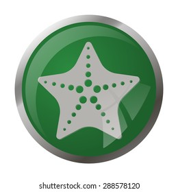 Starfish icon. 
