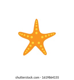 starfish icon black vector sign