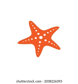 Starfish icon design illustration template