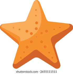 starfish icon with dotted patterns on a white background for design and illustration purposes	