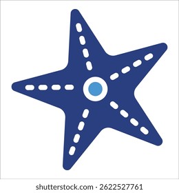 Starfish Icon Element For Design