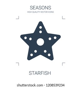 starfish icon. high quality filled starfish icon on white background. from seasons collection flat trendy vector starfish symbol. use for web and mobile