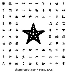 starfish icon illustration isolated vector sign symbol