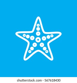 starfish icon illustration isolated vector sign symbol