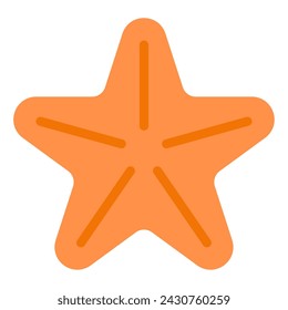 Starfish icon illustration for web, app, infographic, etc