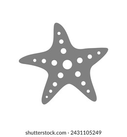 Starfish icon logo design template