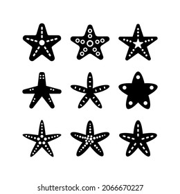 starfish icon or logo isolated sign symbol vector illustration - Collection of high quality black style vector icons