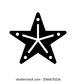 starfish icon or logo isolated sign symbol vector illustration - high quality black style vector icons