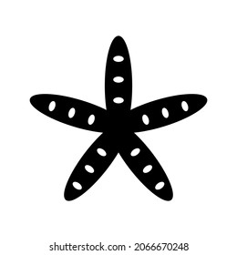 starfish icon or logo isolated sign symbol vector illustration - high quality black style vector icons