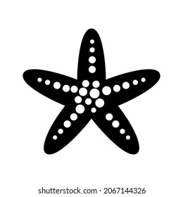 starfish icon or logo isolated sign symbol vector illustration - high quality black style vector icons