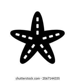 starfish icon or logo isolated sign symbol vector illustration - high quality black style vector icons