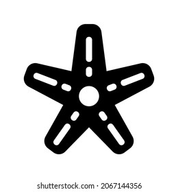 starfish icon or logo isolated sign symbol vector illustration - high quality black style vector icons