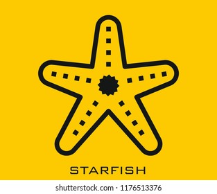 Starfish icon signs