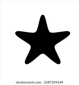 Starfish icon silhouette icon vector design.