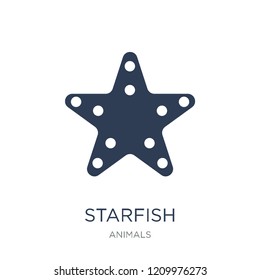 Starfish icon. Trendy flat vector Starfish icon on white background from animals collection, vector illustration can be use for web and mobile, eps10