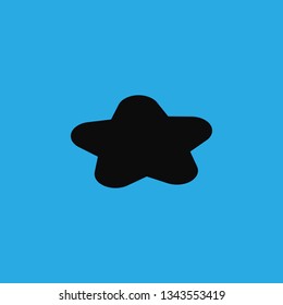 starfish icon vector