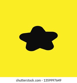 starfish icon vector
