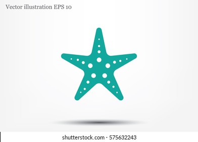 starfish icon vector illustration.