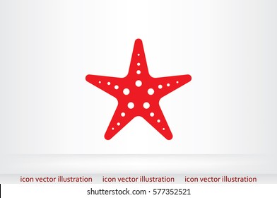 starfish icon vector illustration.